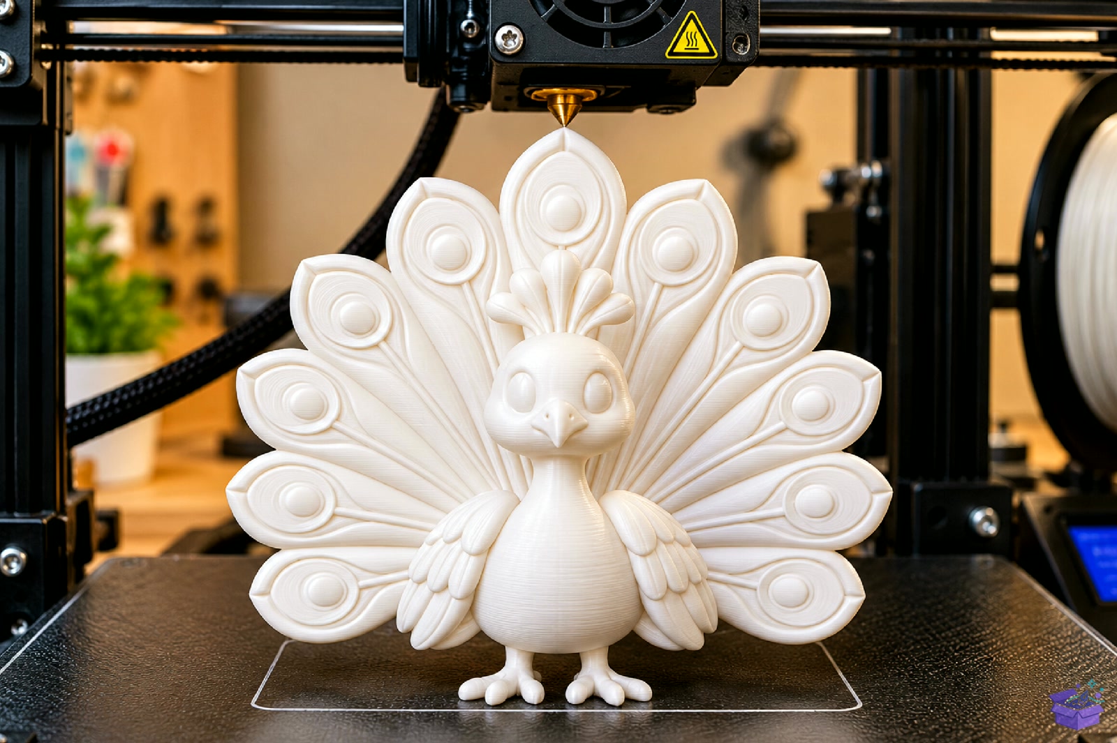 Peacock Decor STL 3D Baskı - 3D Baskı ve Model Dosyası (STL, OBJ, 3MF) - detaylı önizleme 5