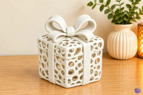 Gift Kutu Masaüstü Kalemlik STL 3D Baskı - 3D Baskı ve Model Dosyası (STL, OBJ, 3MF) - 3D Baskı  İndir (STL, OBJ, 3MF)