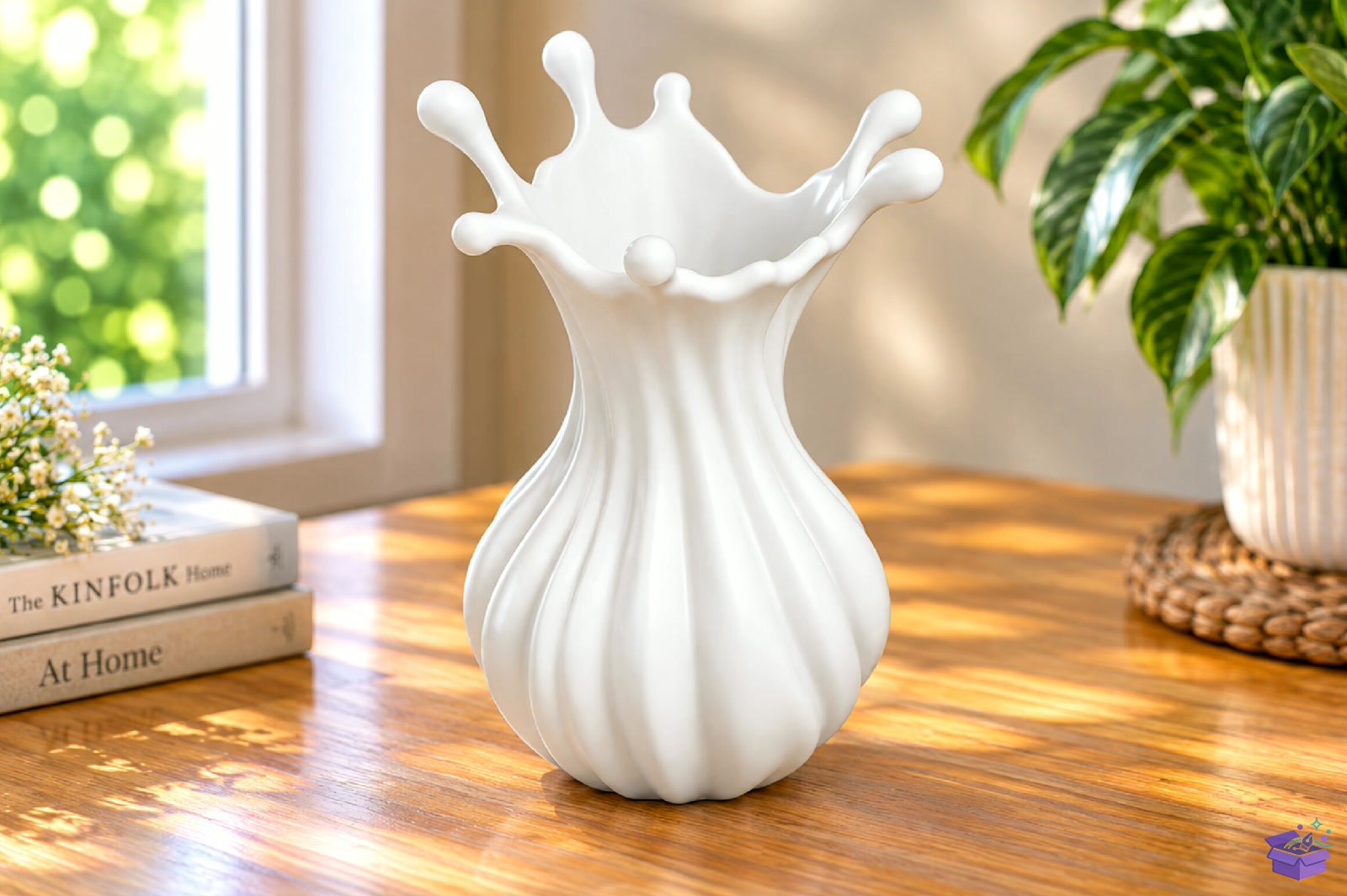 Fantasy Splash Vazo Tasarımı STL 3D Baskı - 3D Baskı ve Model Dosyası (STL, OBJ, 3MF)