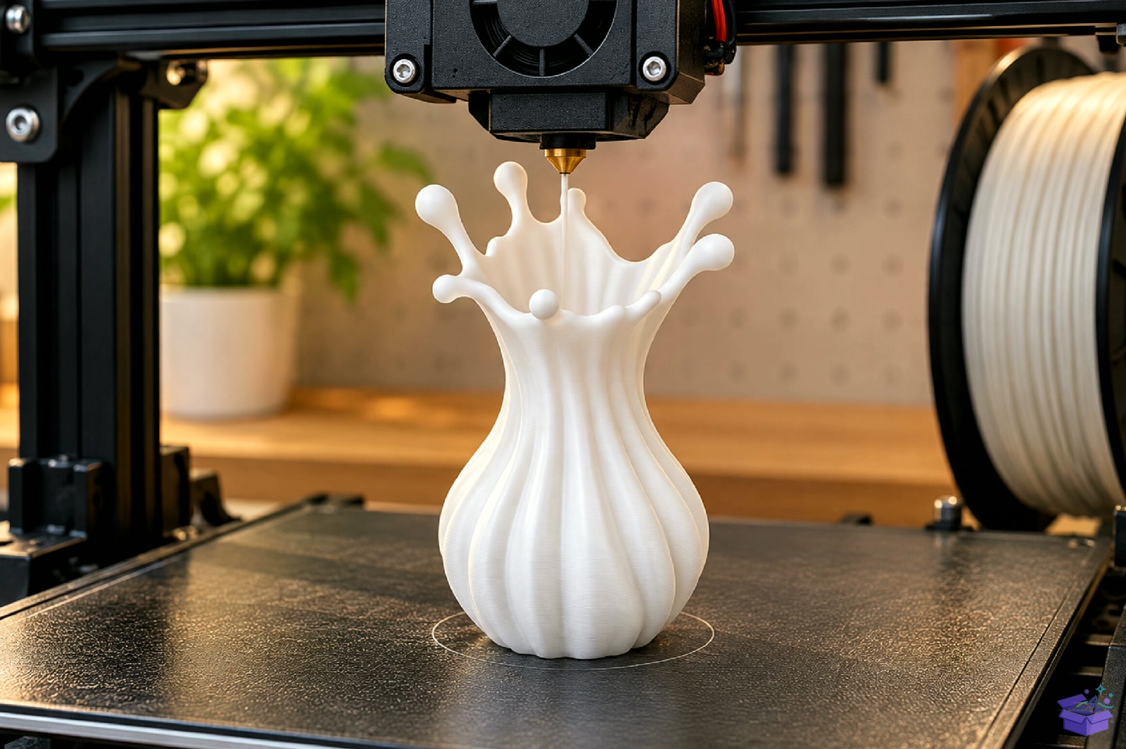 Fantasy Splash Vazo Tasarımı STL 3D Baskı - 3D Baskı ve Model Dosyası (STL, OBJ, 3MF) - detaylı önizleme 4