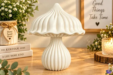 Mushroom Table Lamba Aydınlatma STL 3D Baskı - 3D Baskı ve Model Dosyası (STL, OBJ, 3MF) - 3D Baskı  İndir (STL, OBJ, 3MF)