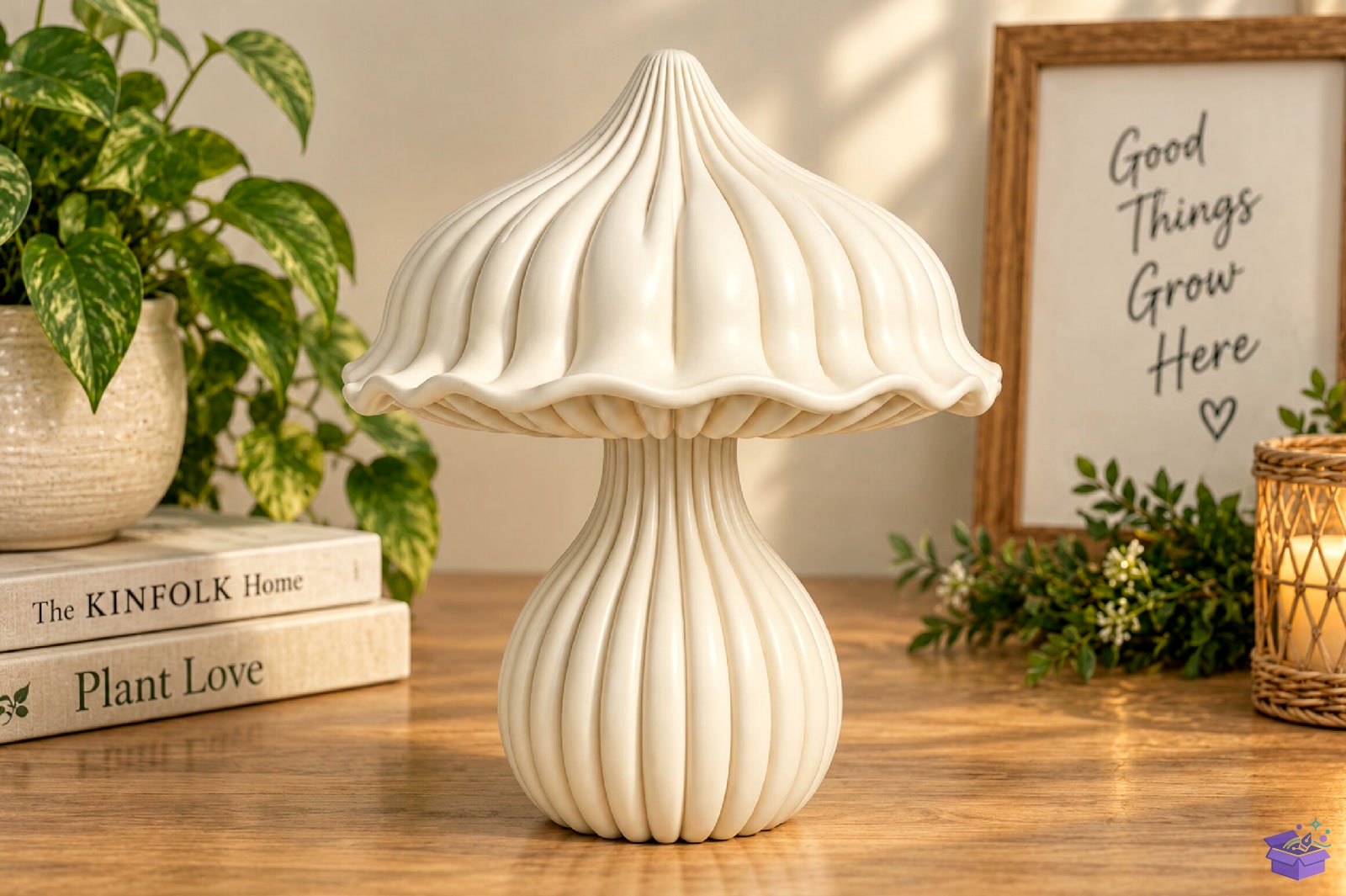 Mushroom Table Lamba Aydınlatma STL 3D Baskı - 3D Baskı ve Model Dosyası (STL, OBJ, 3MF) - detaylı önizleme 2