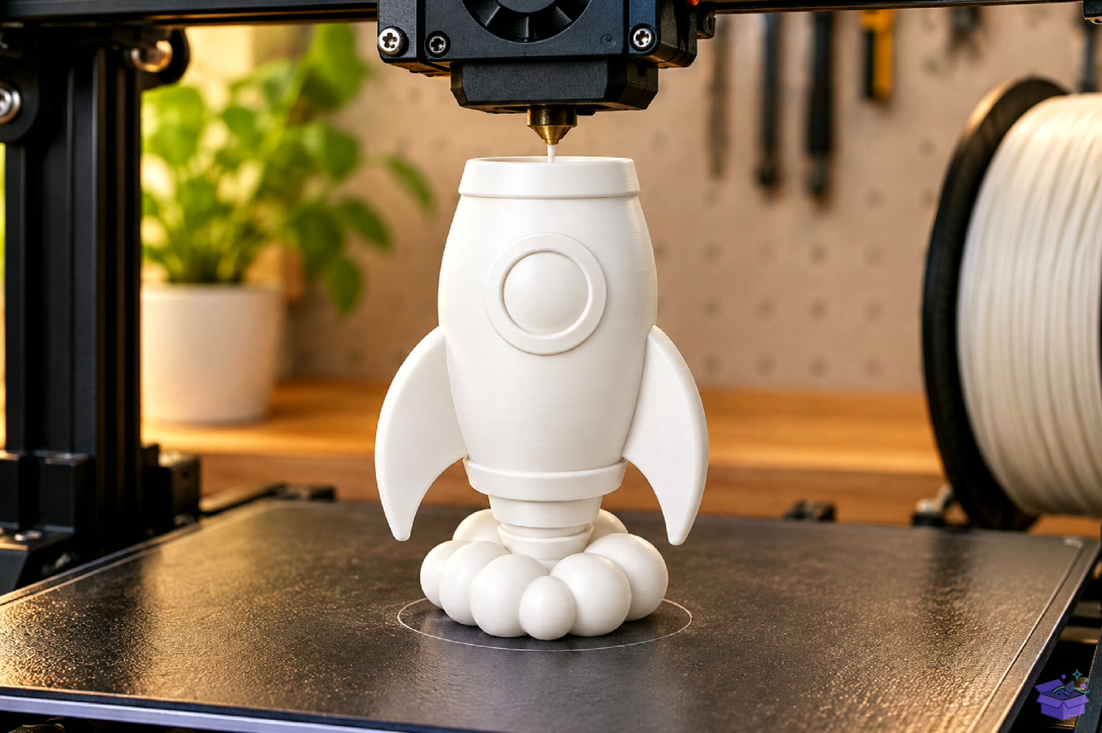 Rocket Masaüstü Kalemlik STL 3D Baskı - 3D Baskı ve Model Dosyası (STL, OBJ, 3MF) - detaylı önizleme 4