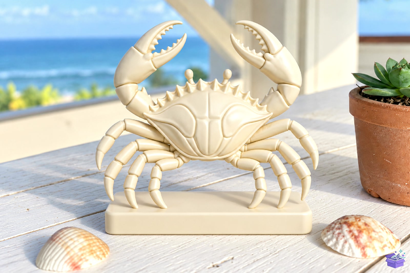Crab Sculpture 3D Baskı STL - 3D Baskı ve Model Dosyası (STL, OBJ, 3MF) - detaylı önizleme 4