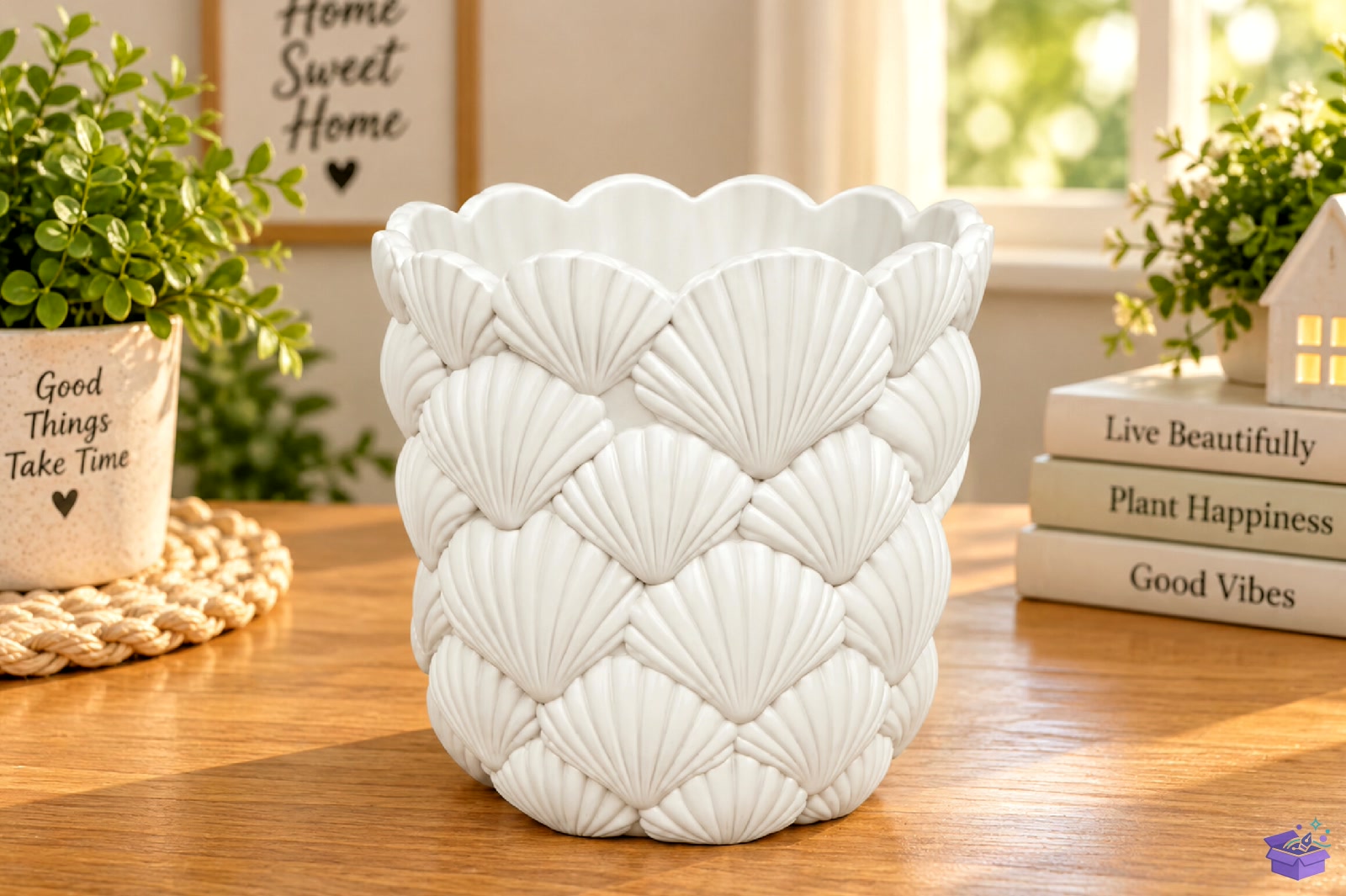 Seashell Masaüstü Kalemlik STL 3D Baskı - 3D Baskı ve Model Dosyası (STL, OBJ, 3MF)