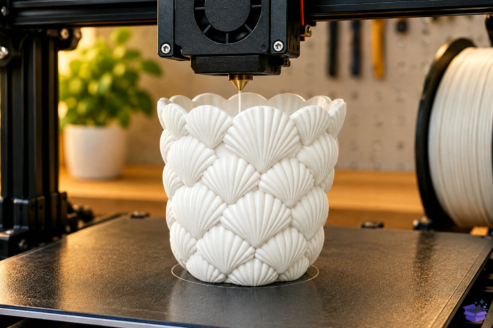 Seashell Masaüstü Kalemlik STL 3D Baskı - 3D Baskı ve Model Dosyası (STL, OBJ, 3MF) - detaylı önizleme 4