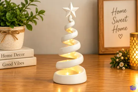 Spiral Yılbaşı Ağacı Decoration STL 3D - 3D Baskı ve Model Dosyası (STL, OBJ, 3MF) - 3D Baskı  İndir (STL, OBJ, 3MF)