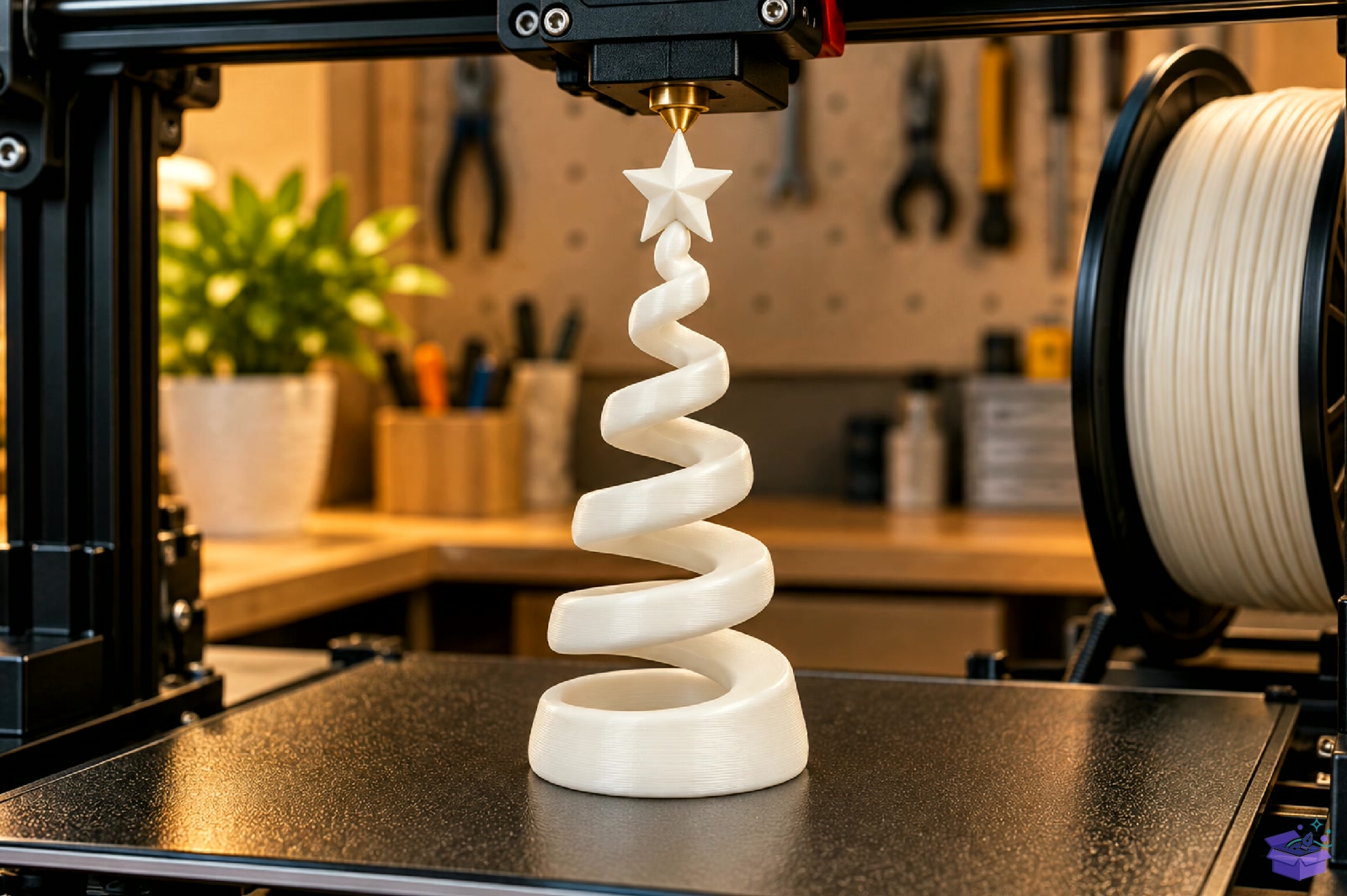 Spiral Yılbaşı Ağacı Decoration STL 3D - 3D Baskı ve Model Dosyası (STL, OBJ, 3MF) - detaylı önizleme 4