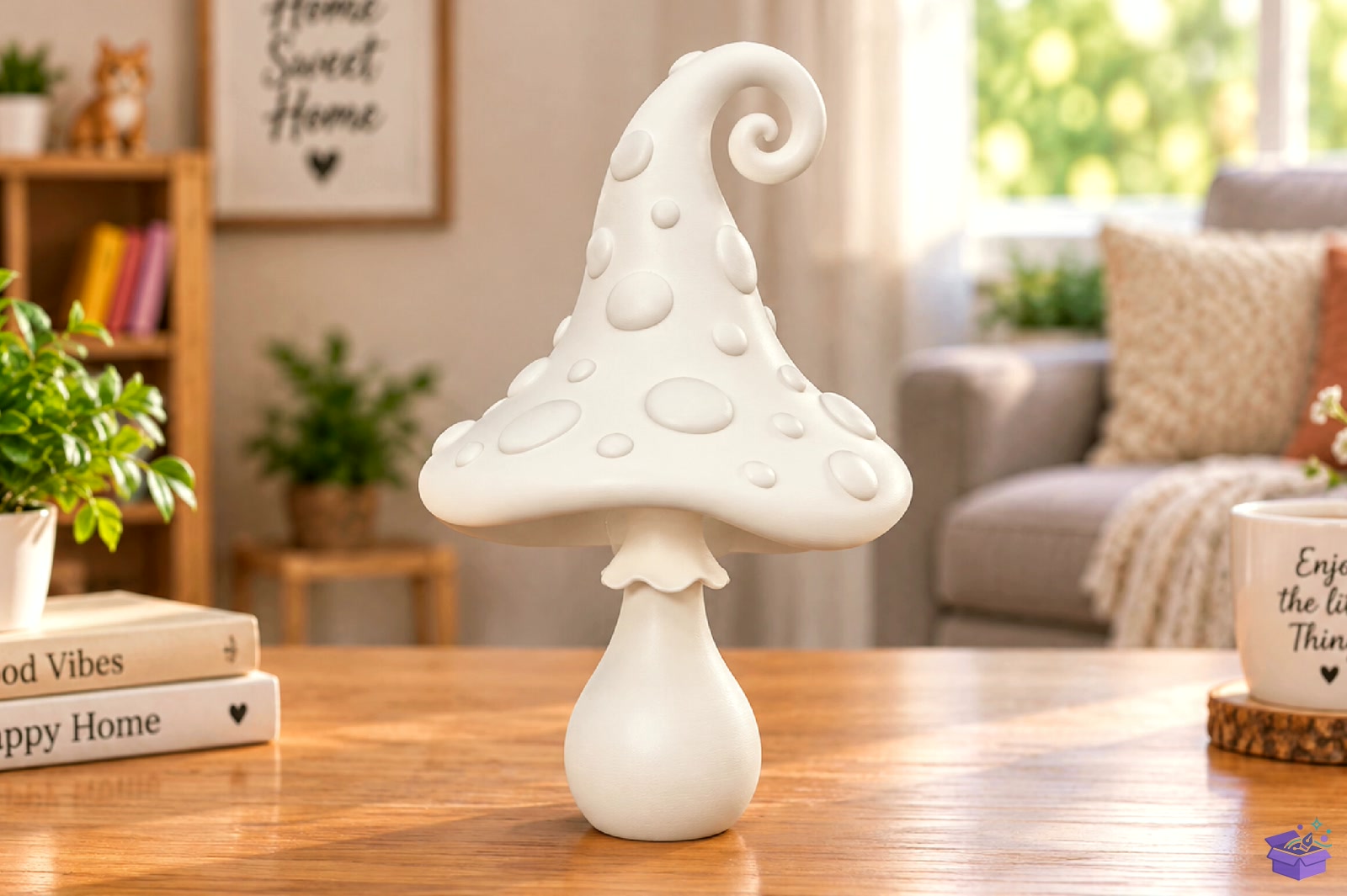 Whimsical Mushroom Gnome STL 3D Baskı - 3D Baskı ve Model Dosyası (STL, OBJ, 3MF)