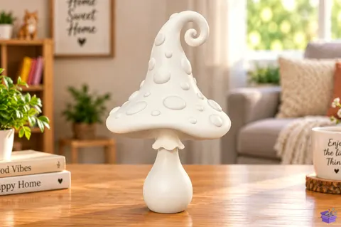 Whimsical Mushroom Gnome STL 3D Baskı - 3D Baskı ve Model Dosyası (STL, OBJ, 3MF) - 3D Baskı  İndir (STL, OBJ, 3MF)