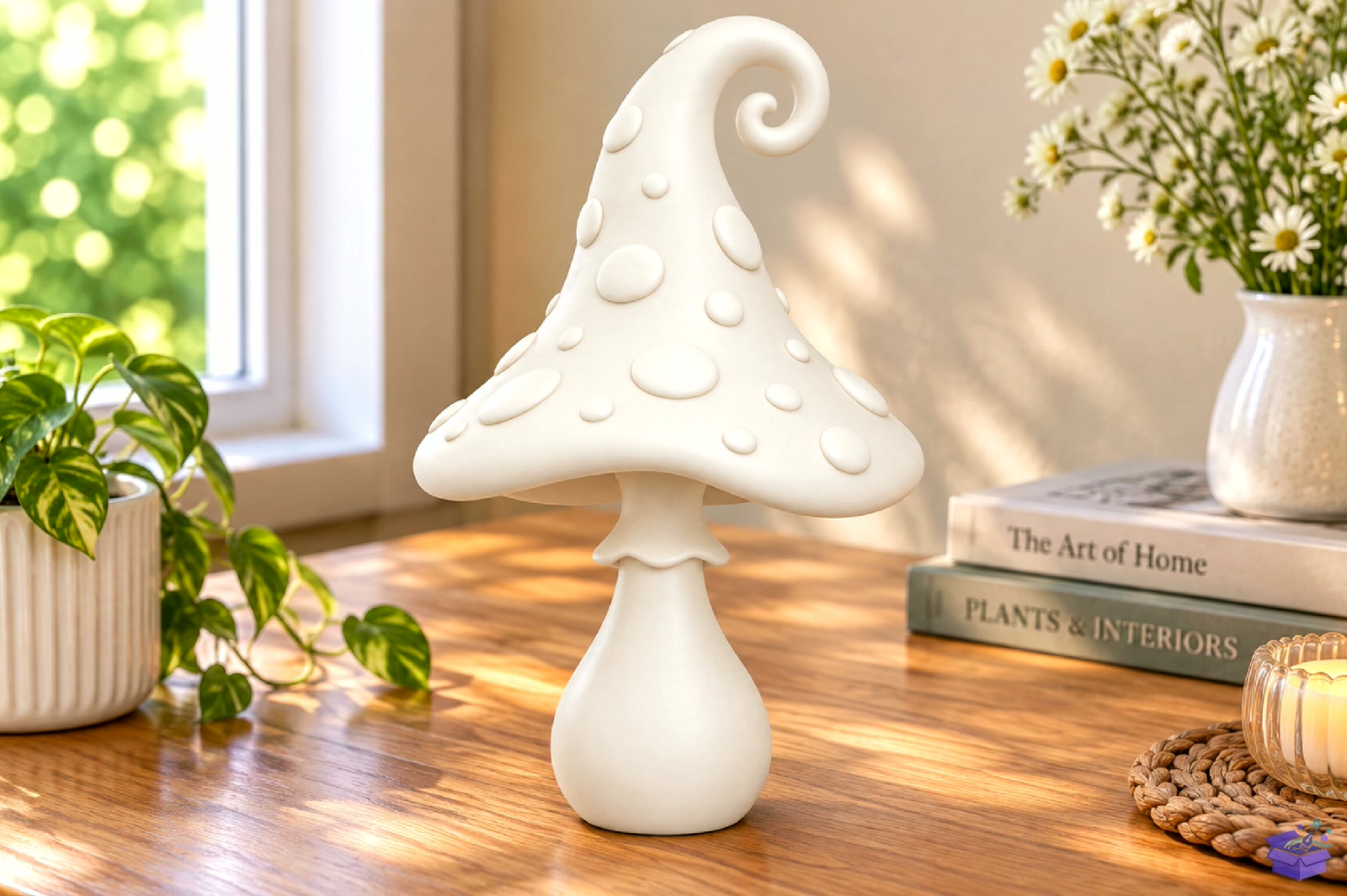 Whimsical Mushroom Gnome STL 3D Baskı - 3D Baskı ve Model Dosyası (STL, OBJ, 3MF) - detaylı önizleme 2