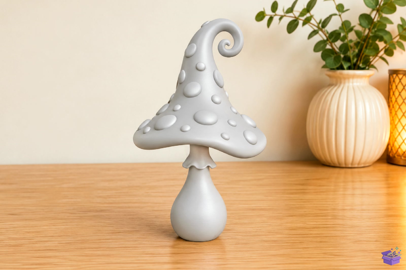 Whimsical Mushroom Gnome STL 3D Baskı - 3D Baskı ve Model Dosyası (STL, OBJ, 3MF) - detaylı önizleme 3