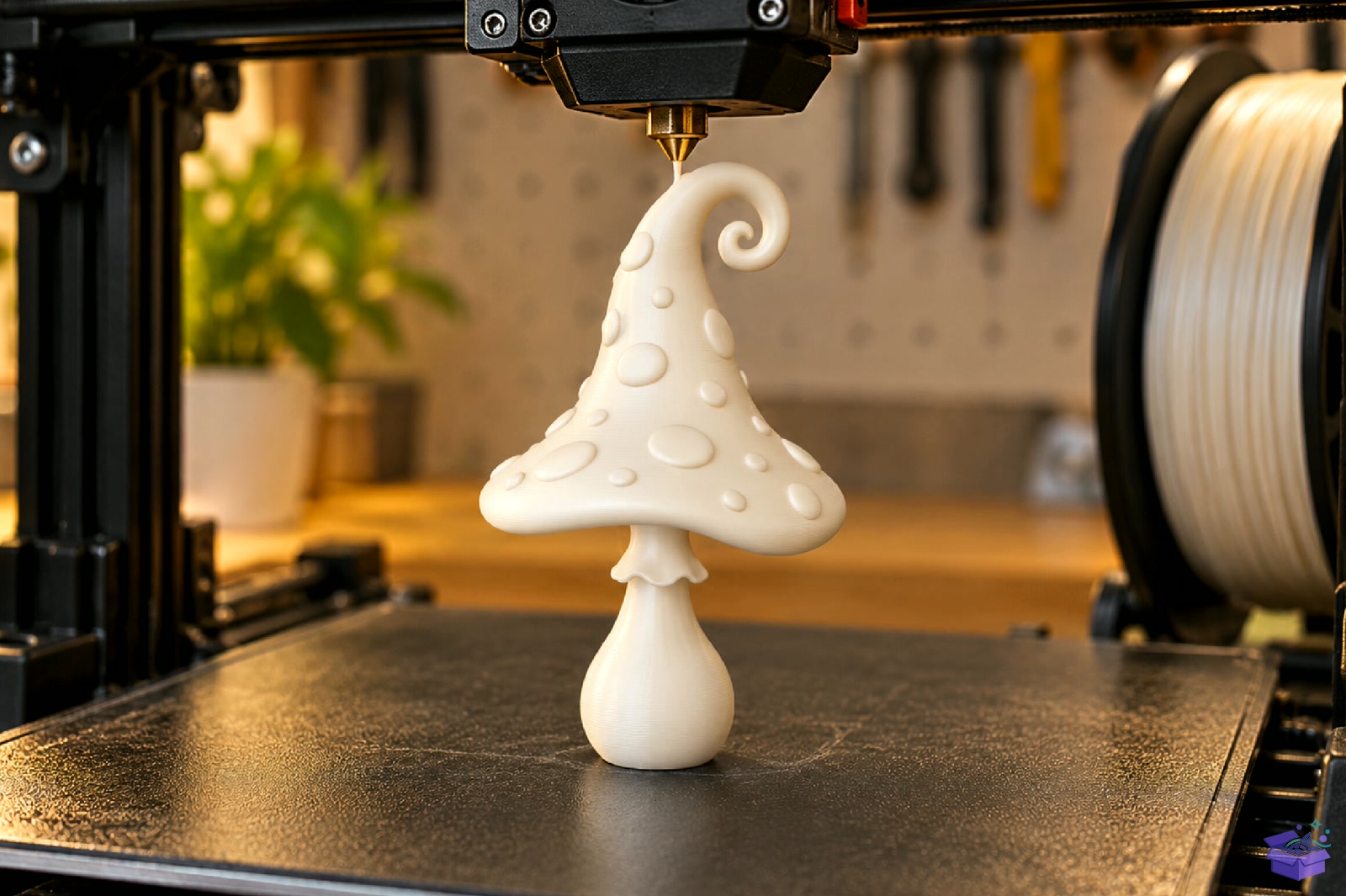 Whimsical Mushroom Gnome STL 3D Baskı - 3D Baskı ve Model Dosyası (STL, OBJ, 3MF) - detaylı önizleme 4