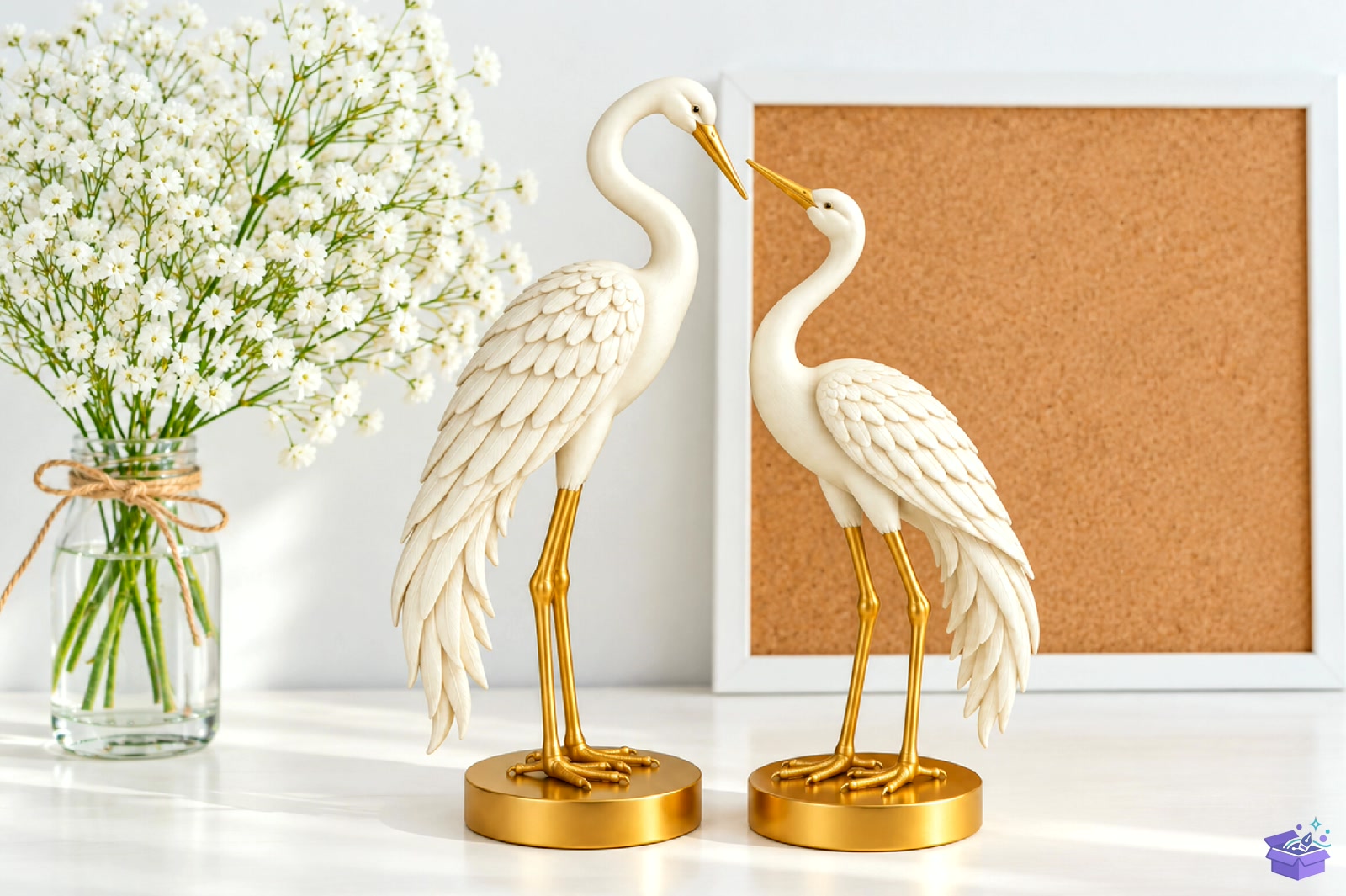 Elegant Heron Heykel Biblo 3D Baskı STL - 3D Baskı ve Model Dosyası (STL, OBJ, 3MF) - detaylı önizleme 4
