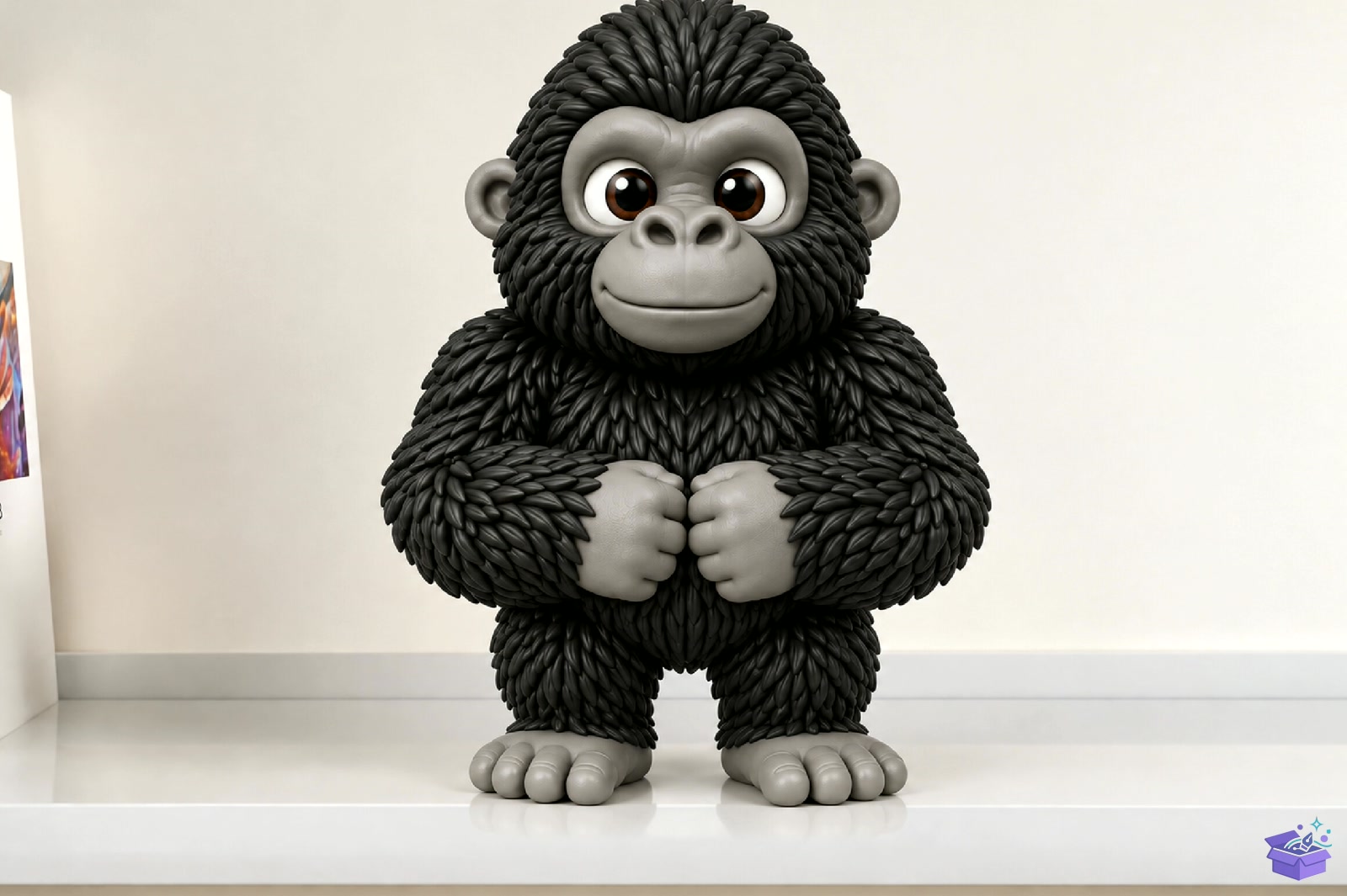 Minimalist Gorilla 3D Baskı STL - 3D Baskı ve Model Dosyası (STL, OBJ, 3MF)