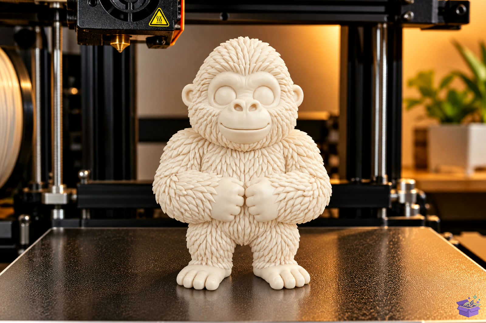 Minimalist Gorilla 3D Baskı STL - 3D Baskı ve Model Dosyası (STL, OBJ, 3MF) - detaylı önizleme 5