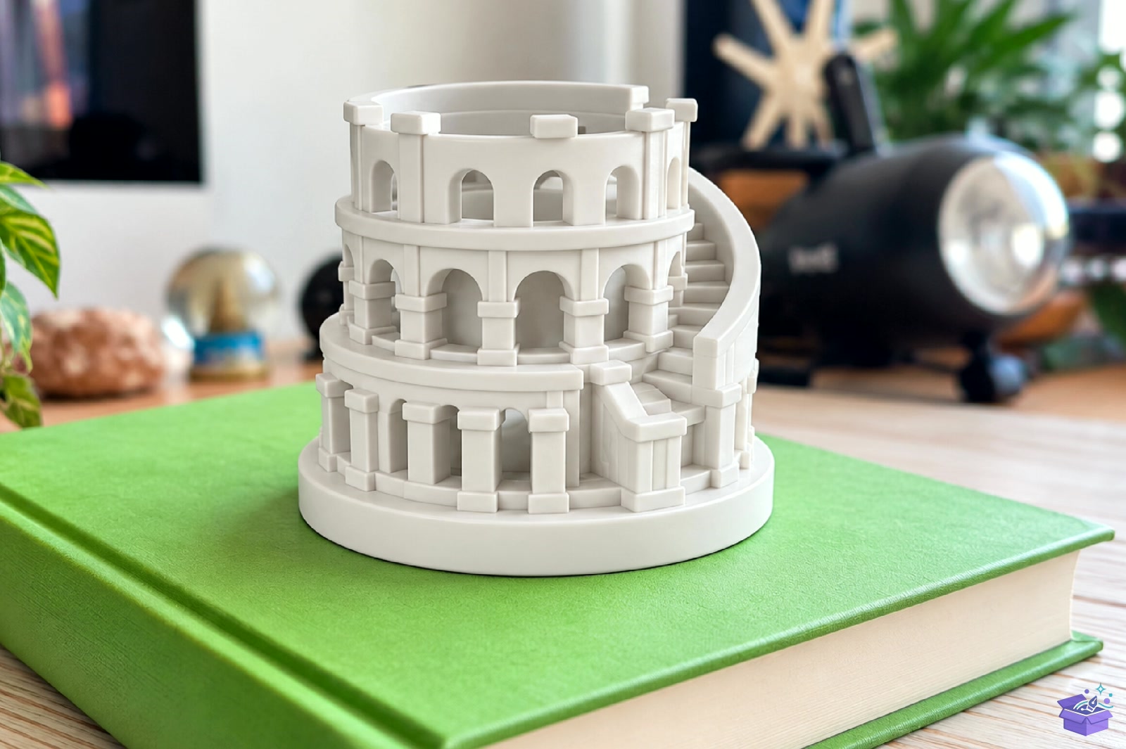 Castle Masaüstü Kalemlik STL 3D Baskı - 3D Baskı ve Model Dosyası (STL, OBJ, 3MF) - detaylı önizleme 2