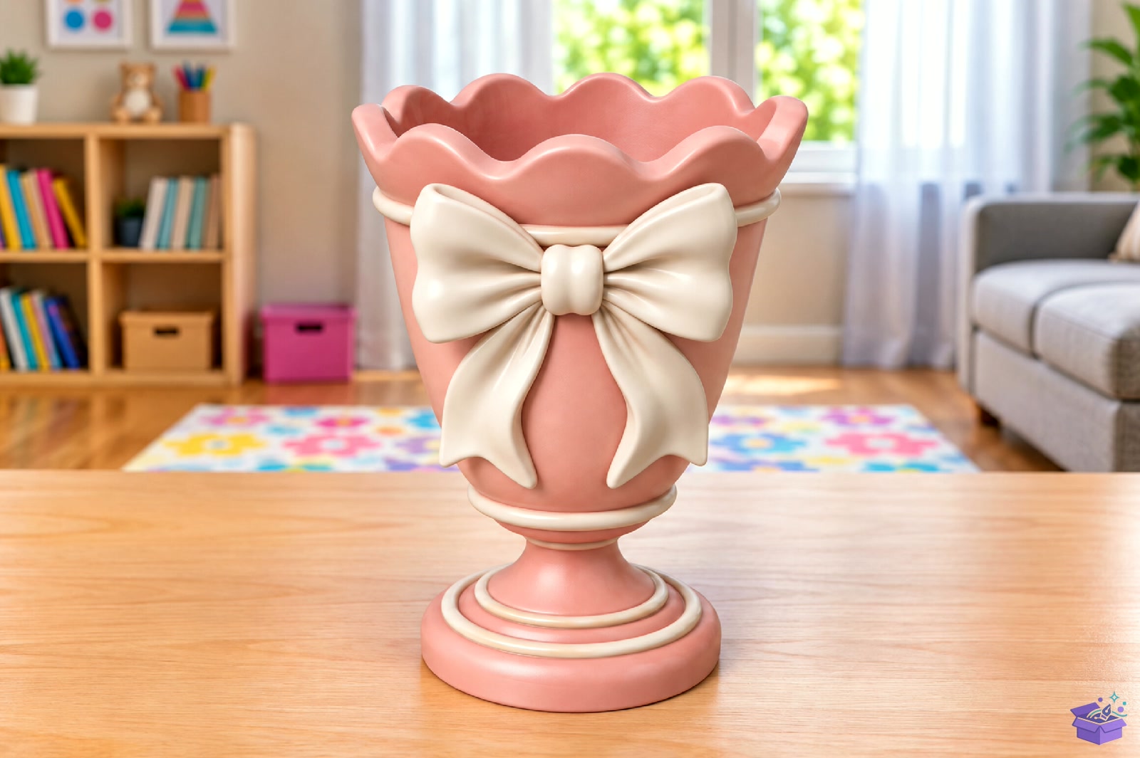 Elegant Bow Masaüstü Kalemlik STL 3D Baskı - 3D Baskı ve Model Dosyası (STL, OBJ, 3MF) - detaylı önizleme 2