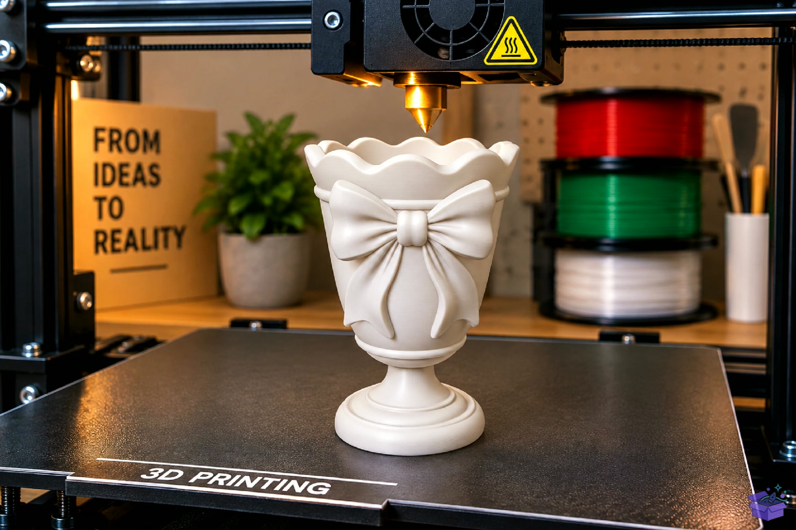 Elegant Bow Masaüstü Kalemlik STL 3D Baskı - 3D Baskı ve Model Dosyası (STL, OBJ, 3MF) - detaylı önizleme 6