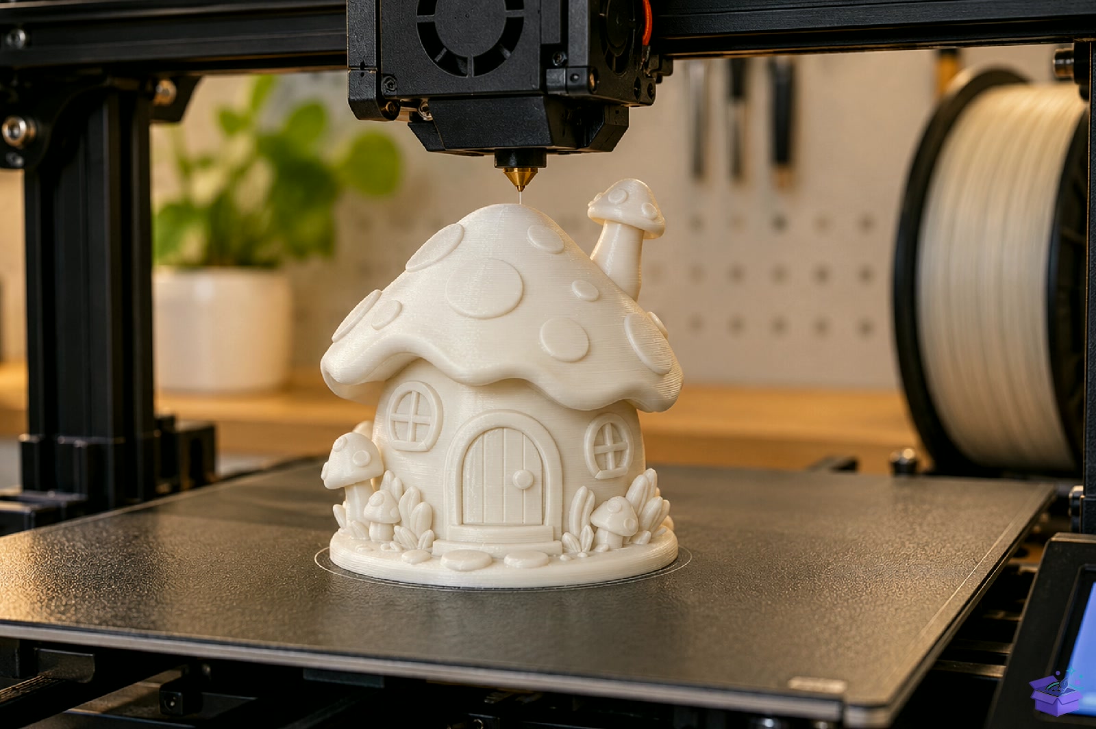 Mushroom Fairy House STL 3D Baskı - 3D Baskı ve Model Dosyası (STL, OBJ, 3MF) - detaylı önizleme 4