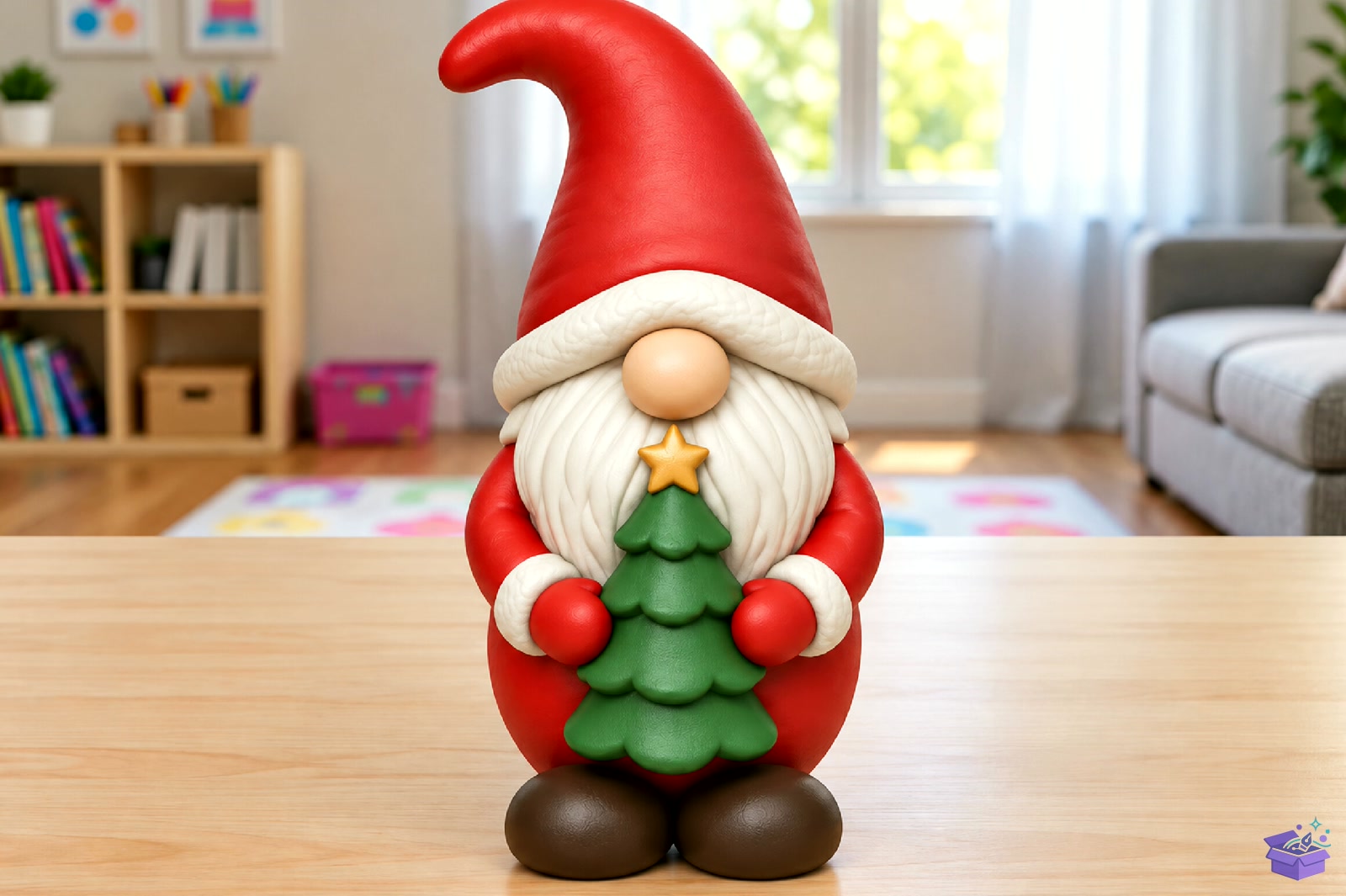 Yılbaşı Gnome STL 3D Baskı - 3D Baskı ve Model Dosyası (STL, OBJ, 3MF) - detaylı önizleme 3