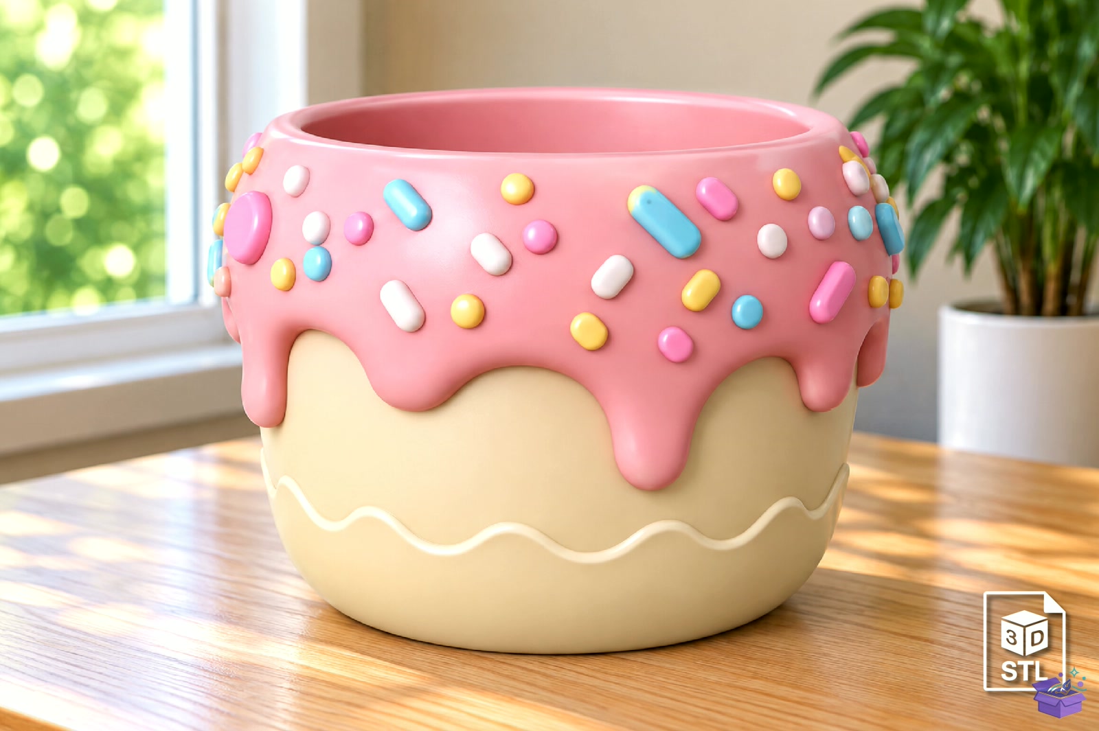 Sprinkle Candy Bowl STL 3D Baskı - 3D Baskı ve Model Dosyası (STL, OBJ, 3MF)