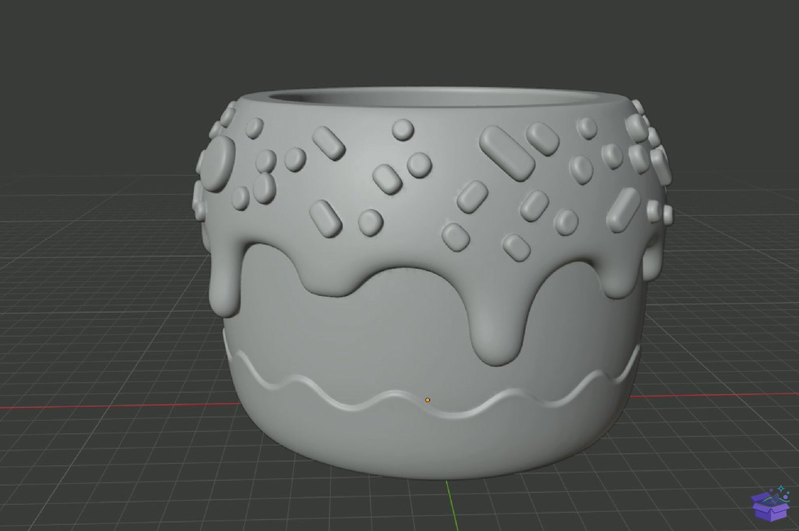 Sprinkle Candy Bowl STL 3D Baskı - 3D Baskı ve Model Dosyası (STL, OBJ, 3MF) - detaylı önizleme 5