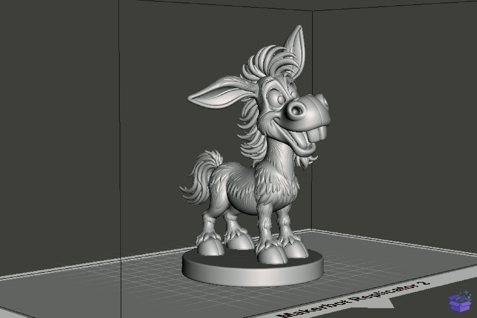 Funny Donkey Sculpture 3D STL - 3D Baskı ve Model Dosyası (STL, OBJ, 3MF) - detaylı önizleme 3