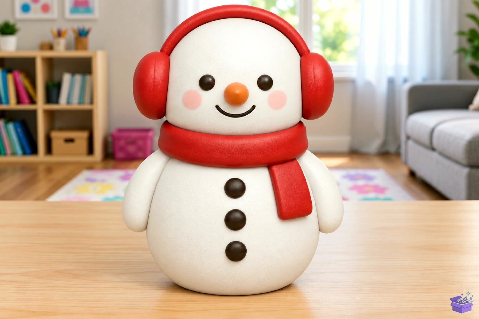 Cute Yılbaşı Snowman STL 3D Baskı - 3D Baskı ve Model Dosyası (STL, OBJ, 3MF) - detaylı önizleme 2