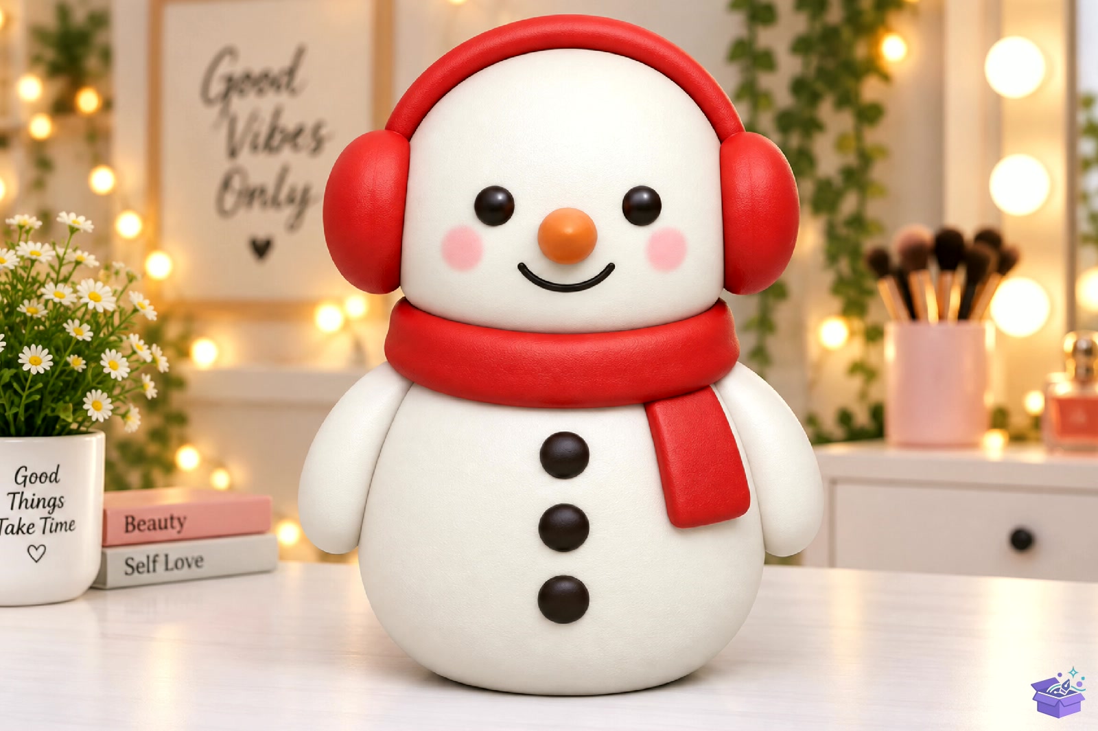 Cute Yılbaşı Snowman STL 3D Baskı - 3D Baskı ve Model Dosyası (STL, OBJ, 3MF) - detaylı önizleme 4