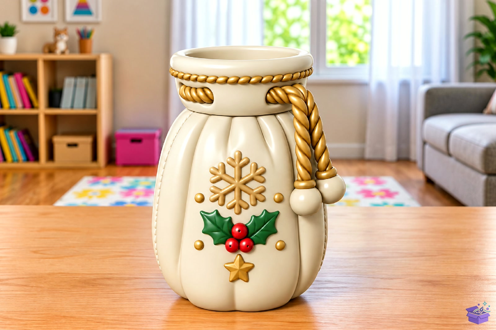 Yılbaşı Santa Bag Masaüstü Kalemlik STL 3D - 3D Baskı ve Model Dosyası (STL, OBJ, 3MF) - detaylı önizleme 3