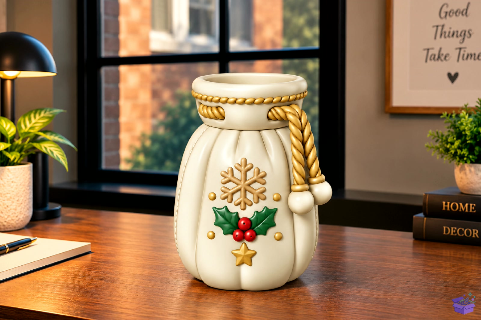 Yılbaşı Santa Bag Masaüstü Kalemlik STL 3D - 3D Baskı ve Model Dosyası (STL, OBJ, 3MF) - detaylı önizleme 4