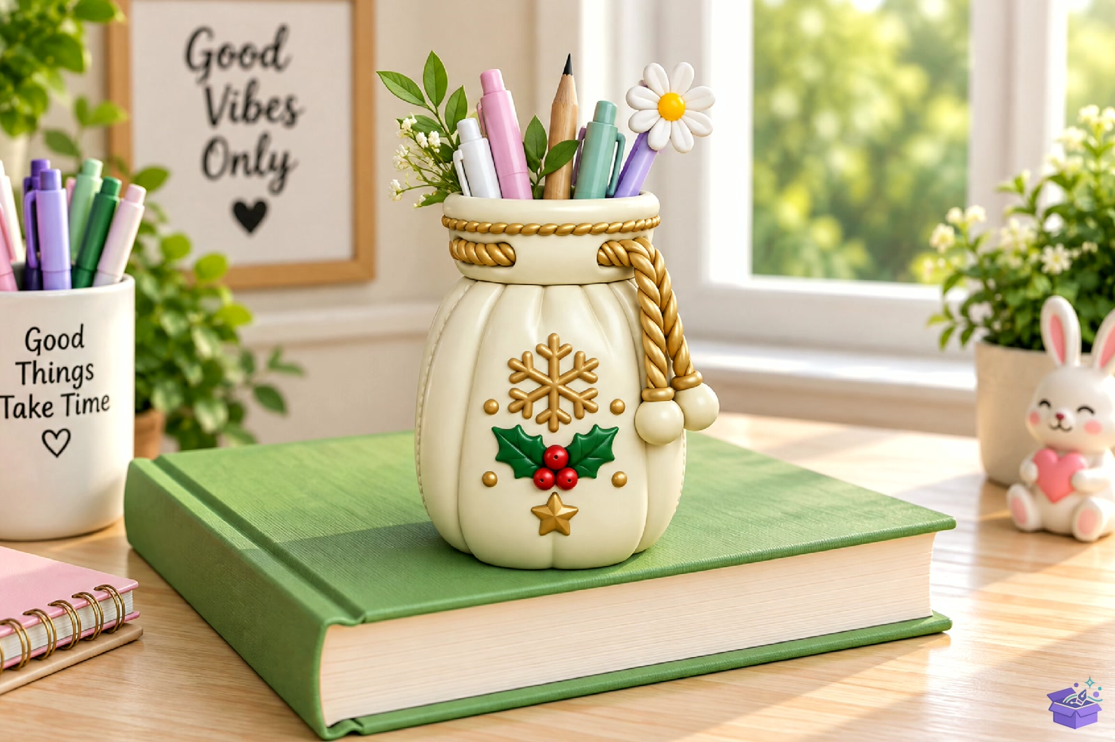 Yılbaşı Santa Bag Masaüstü Kalemlik STL 3D - 3D Baskı ve Model Dosyası (STL, OBJ, 3MF) - detaylı önizleme 5