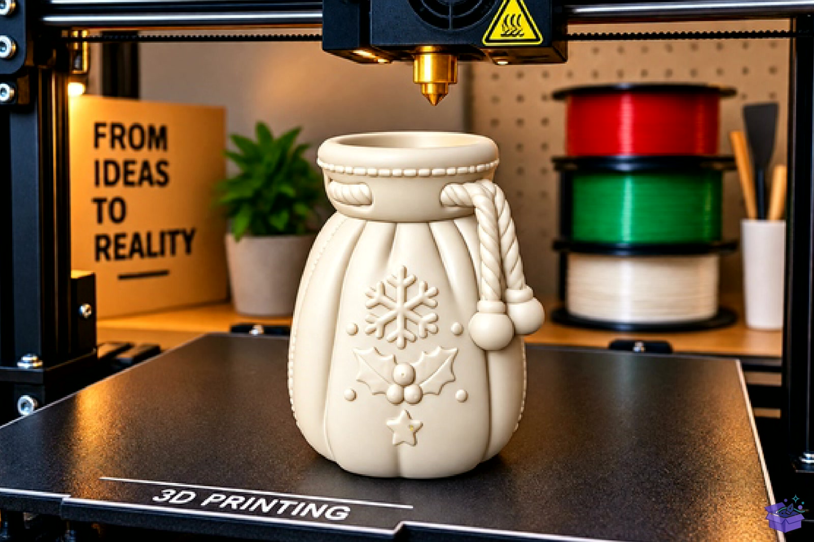 Yılbaşı Santa Bag Masaüstü Kalemlik STL 3D - 3D Baskı ve Model Dosyası (STL, OBJ, 3MF) - detaylı önizleme 6