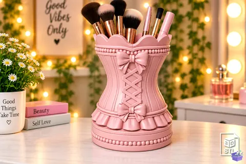 Corset Vazo Tasarımı STL 3D Baskı - 3D Baskı ve Model Dosyası (STL, OBJ, 3MF) - 3D Baskı  İndir (STL, OBJ, 3MF)