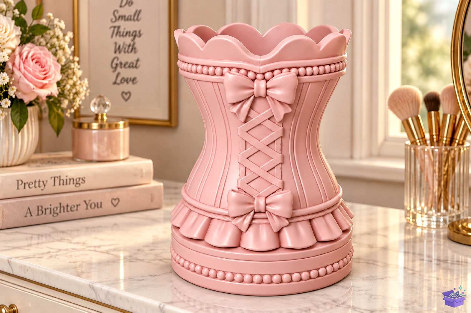 Corset Vazo Tasarımı STL 3D Baskı - 3D Baskı ve Model Dosyası (STL, OBJ, 3MF) - detaylı önizleme 3