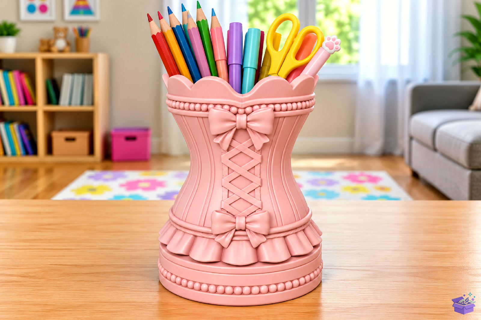 Corset Vazo Tasarımı STL 3D Baskı - 3D Baskı ve Model Dosyası (STL, OBJ, 3MF) - detaylı önizleme 4