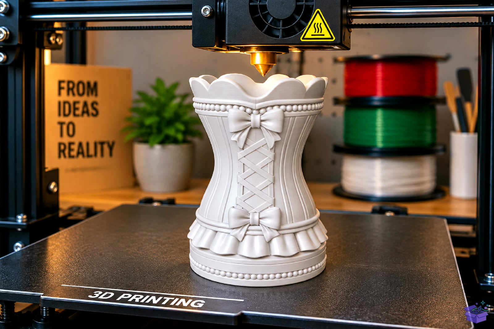 Corset Vazo Tasarımı STL 3D Baskı - 3D Baskı ve Model Dosyası (STL, OBJ, 3MF) - detaylı önizleme 5