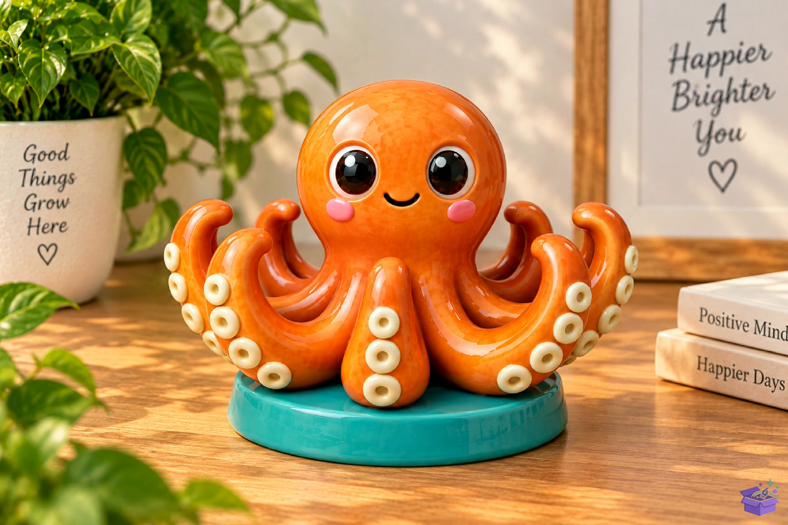 Cute Octopus STL 3D Baskı - 3D Baskı ve Model Dosyası (STL, OBJ, 3MF) - detaylı önizleme 2