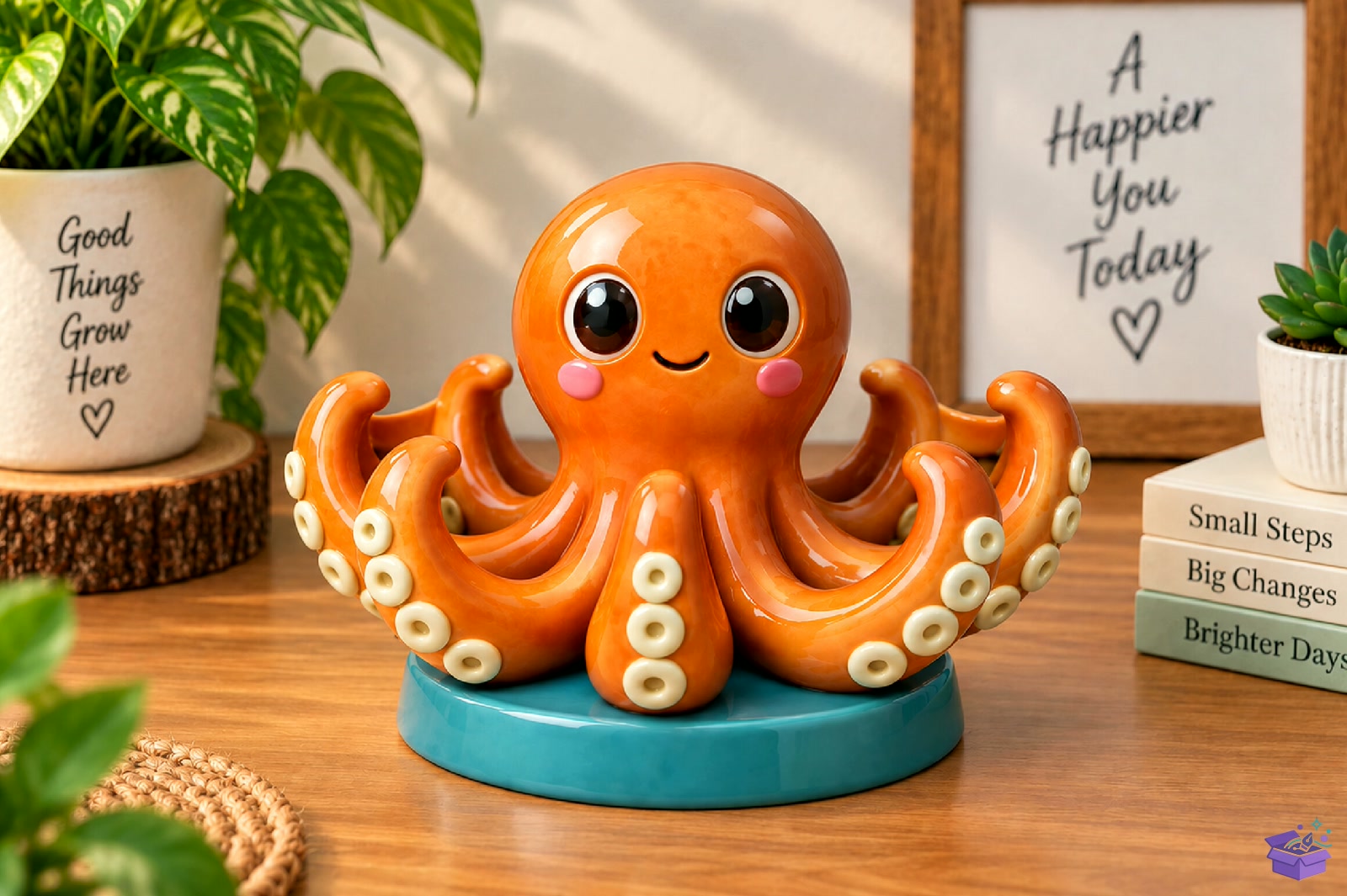 Cute Octopus STL 3D Baskı - 3D Baskı ve Model Dosyası (STL, OBJ, 3MF) - detaylı önizleme 3