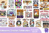 Cadılar Bayramı Ghost Süblimasyon Baskı - DTF & Süblimasyon Baskı Tasarımı (SVG, DXF, EPS, PNG) - detaylı önizleme 1