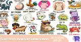 Sarcasm Animal Süblimasyon Baskı - DTF & Süblimasyon Baskı Tasarımı (SVG, DXF, EPS, PNG) - detaylı önizleme 2