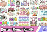 Paskalya Mama Süblimasyon Baskı - DTF & Süblimasyon Baskı Tasarımı (SVG, DXF, EPS, PNG) - detaylı önizleme 1
