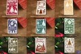 Paper Cut Yılbaşı Card SVG - 3D Baskı ve Model Dosyası (STL, OBJ, 3MF) - detaylı önizleme 1