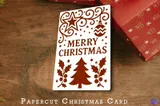 Paper Cut Yılbaşı Card SVG - 3D Baskı ve Model Dosyası (STL, OBJ, 3MF) - detaylı önizleme 3
