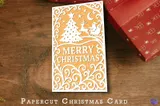 Paper Cut Yılbaşı Card SVG - 3D Baskı ve Model Dosyası (STL, OBJ, 3MF) - detaylı önizleme 4