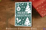 Paper Cut Yılbaşı Card SVG - 3D Baskı ve Model Dosyası (STL, OBJ, 3MF) - detaylı önizleme 6