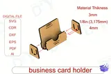 Business Card Tutucu Laser SVG - Lazer Kesim ve Çizim Dosyası (SVG, DXF, EPS, PNG) - detaylı önizleme 3