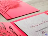 Invitation Şablon With Protea Çiçek - El İşi ve Kesim Dosyası (SVG, DXF, EPS, PNG) - detaylı önizleme 3