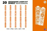 Kitap Ayracı SVG Lazer Kesim - El İşi ve Kesim Dosyası (SVG, DXF, EPS, PNG) - detaylı önizleme 3